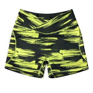 Alphalete XL Green black Volt Camo Power Shorts